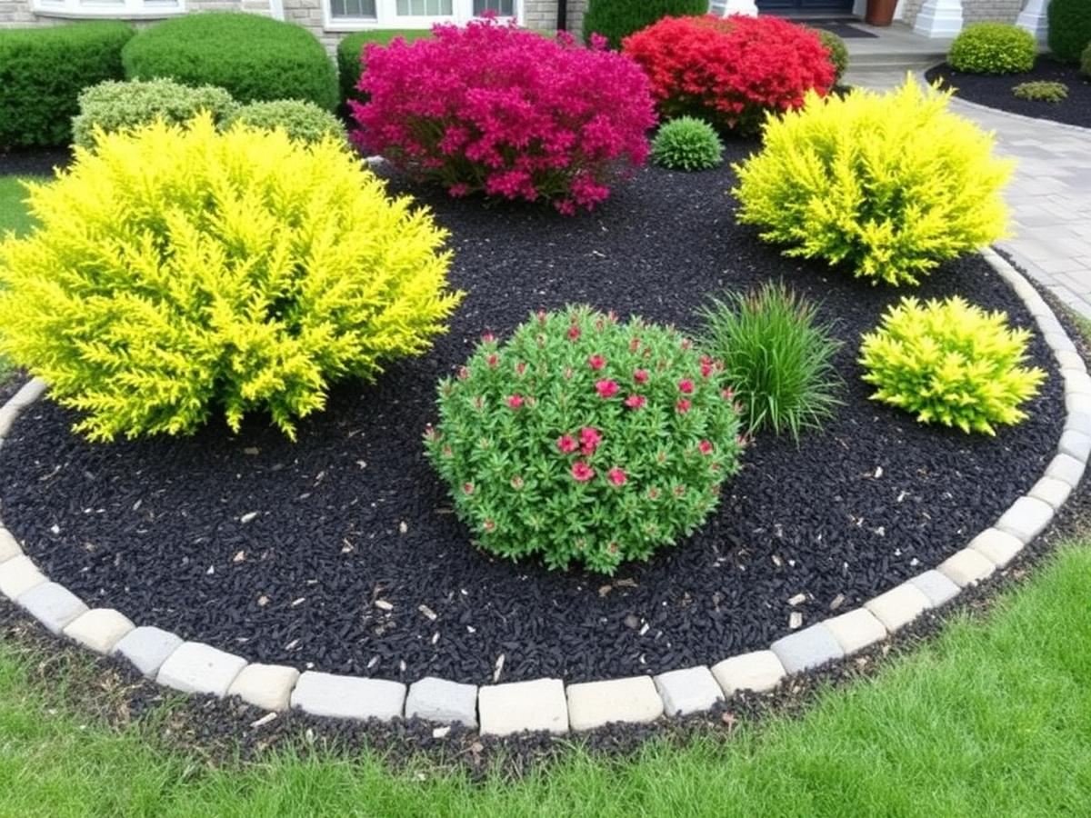Fresh Mulch Beds